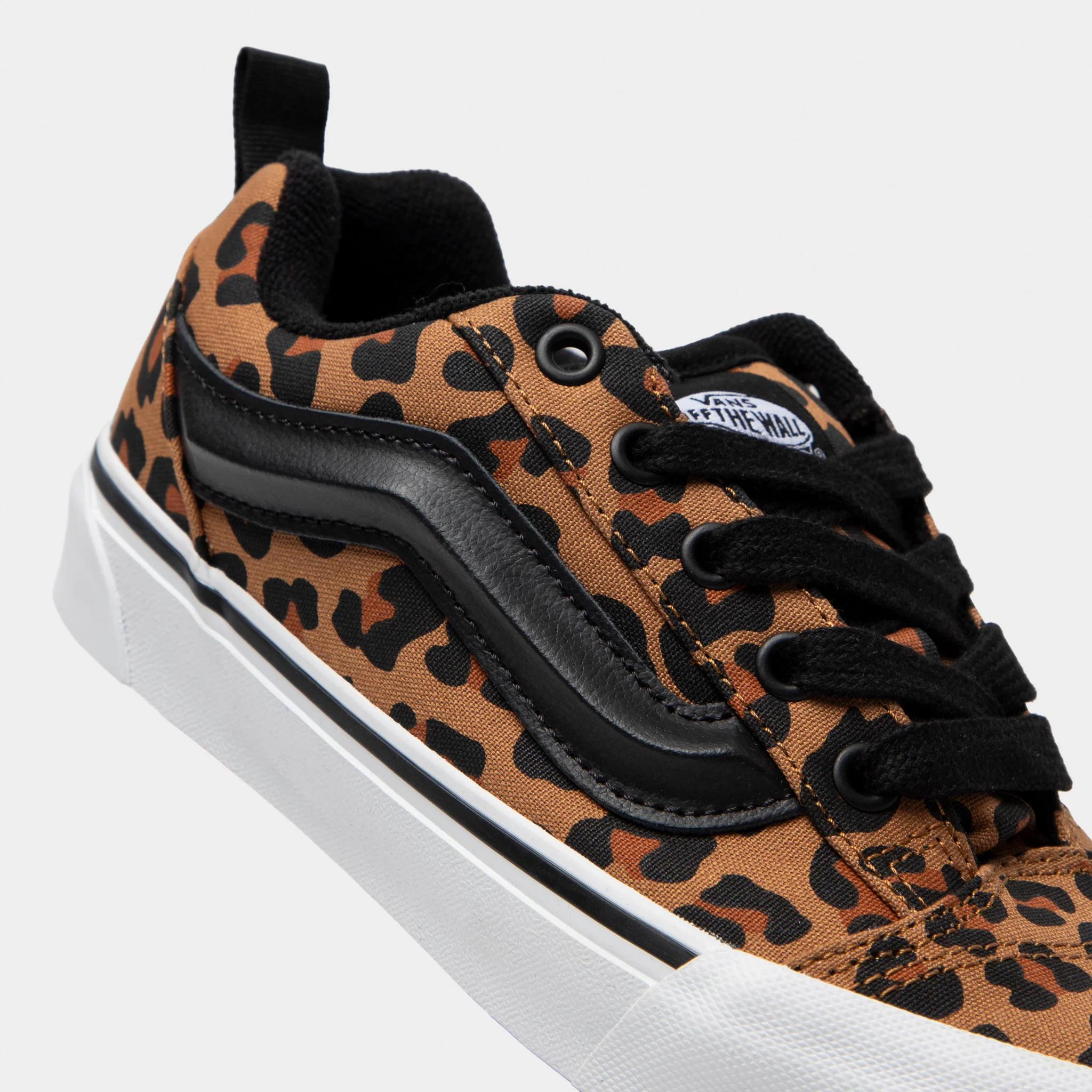 Vans Juniors' Knu Skool Leopard / Black - Image 3