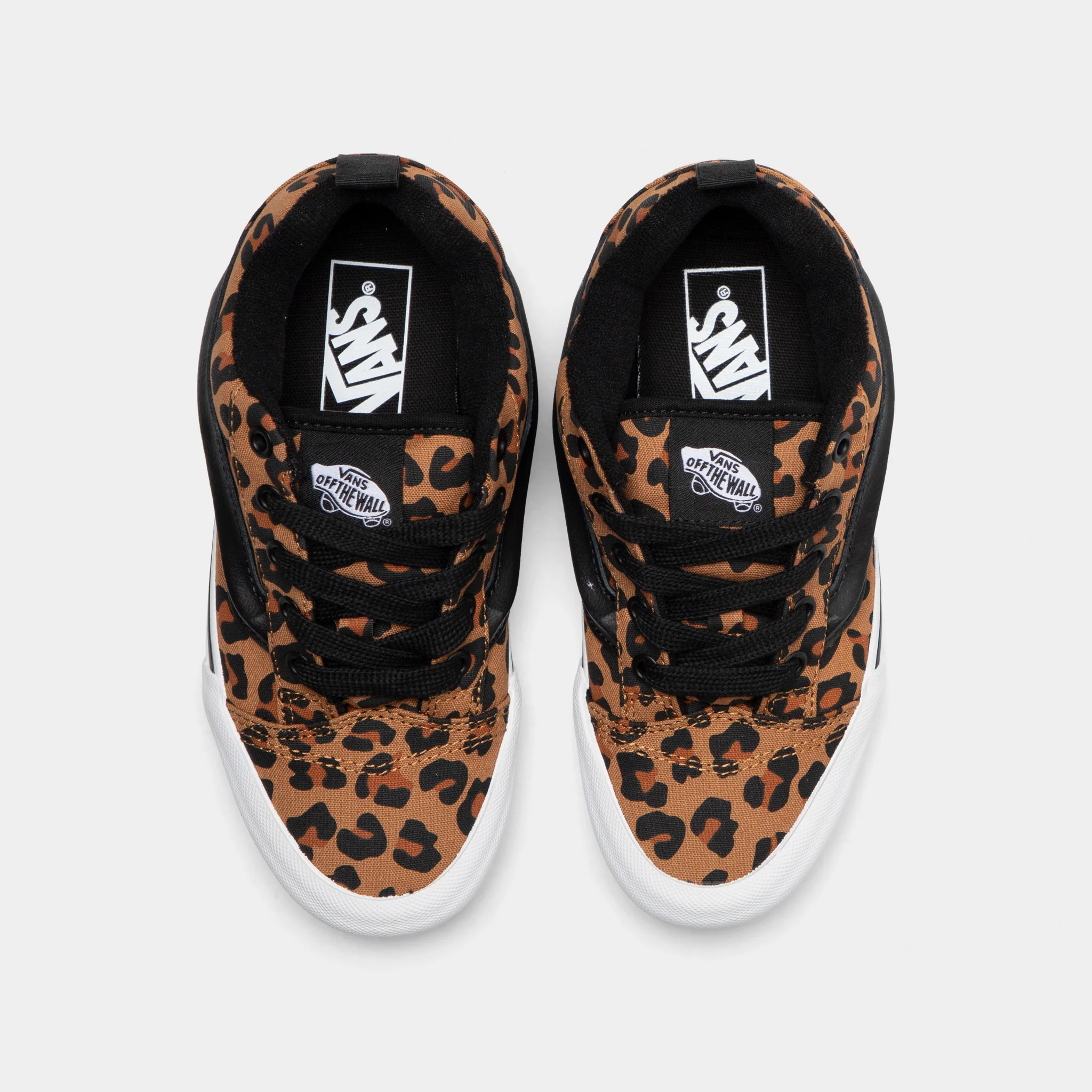 Vans Juniors' Knu Skool Leopard / Black - Image 5