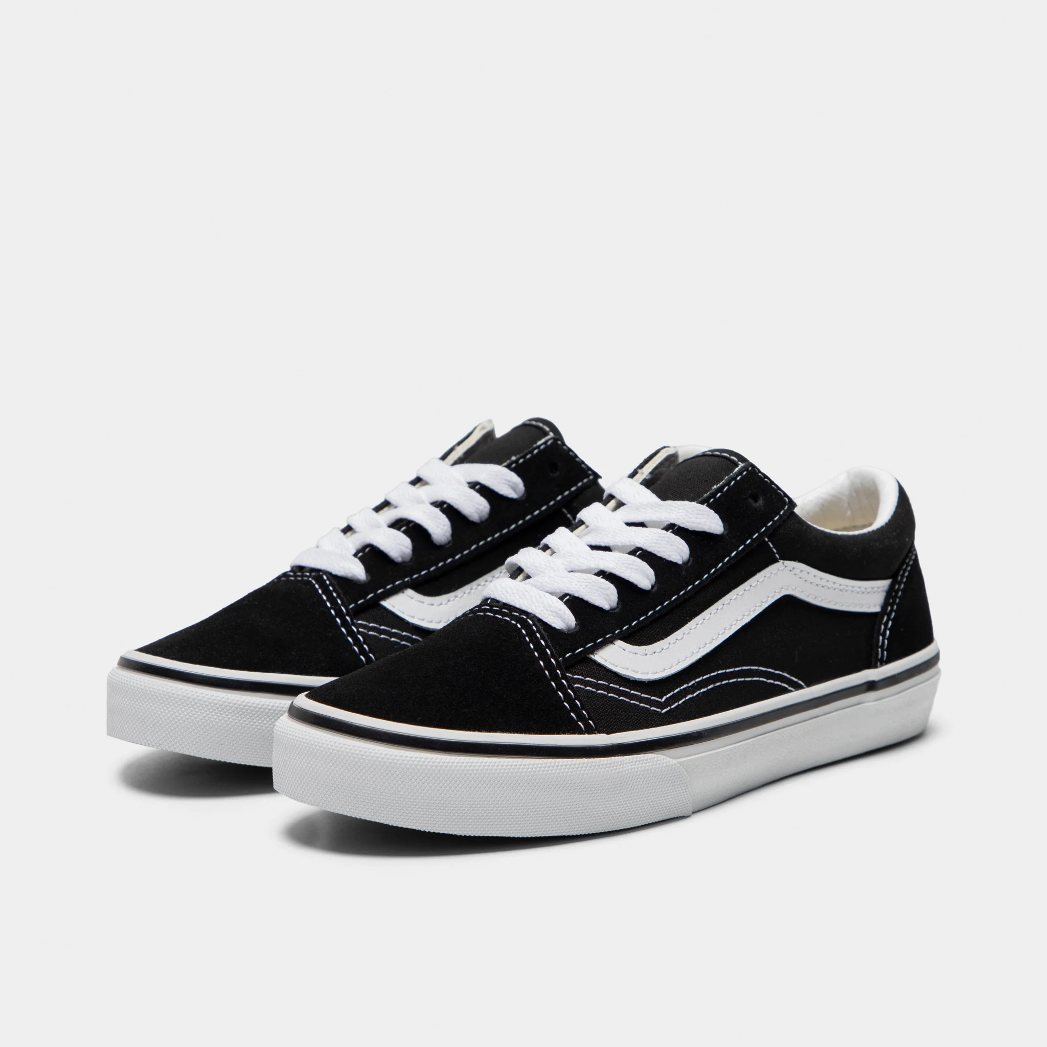 Vans Juniors' Old Skool Black / White - Image 2