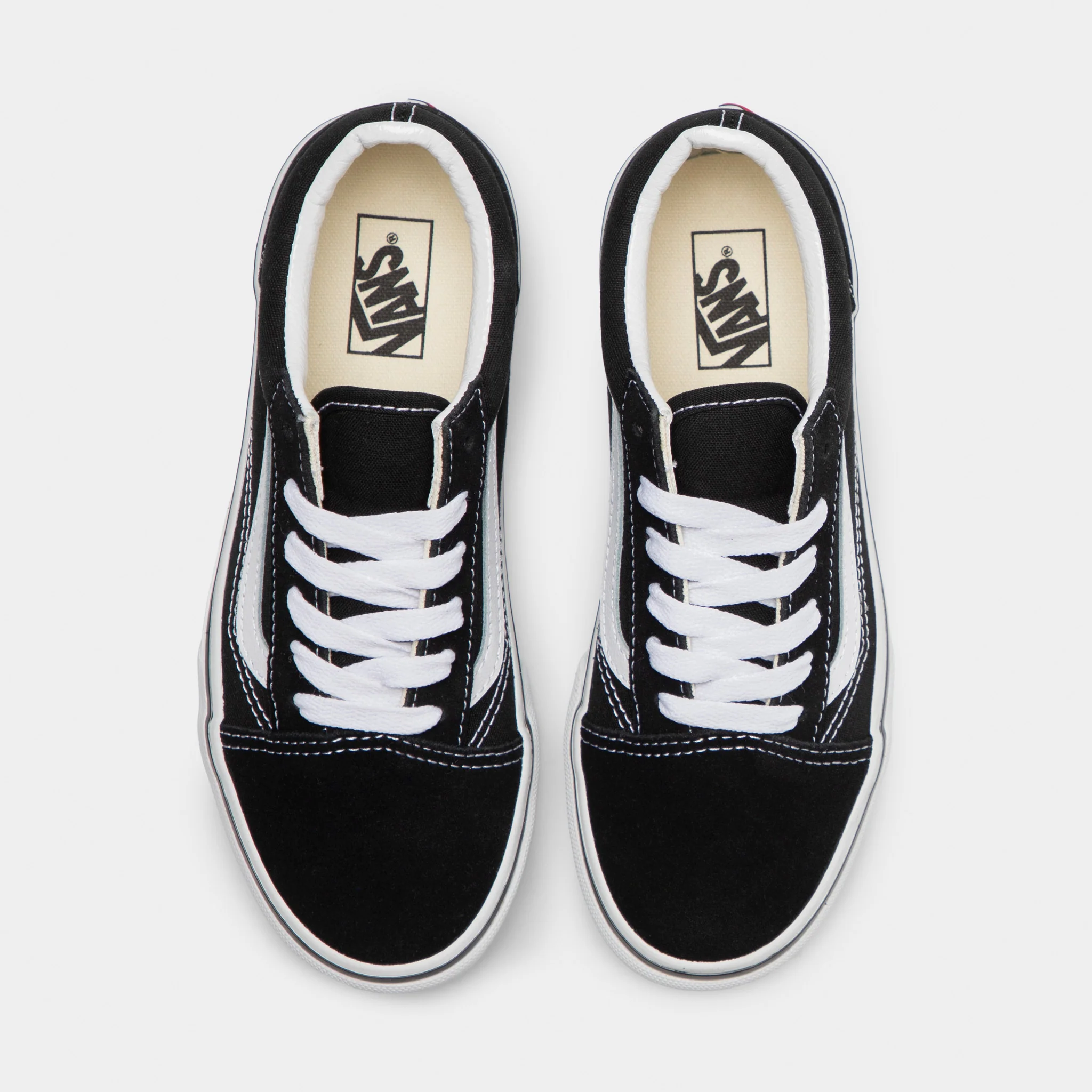 Vans Juniors' Old Skool Black / White - Image 5