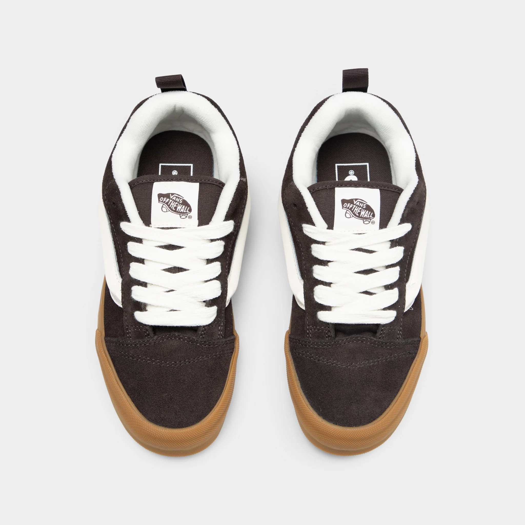 Vans Knu Skool Brown / White - Gum - Image 5
