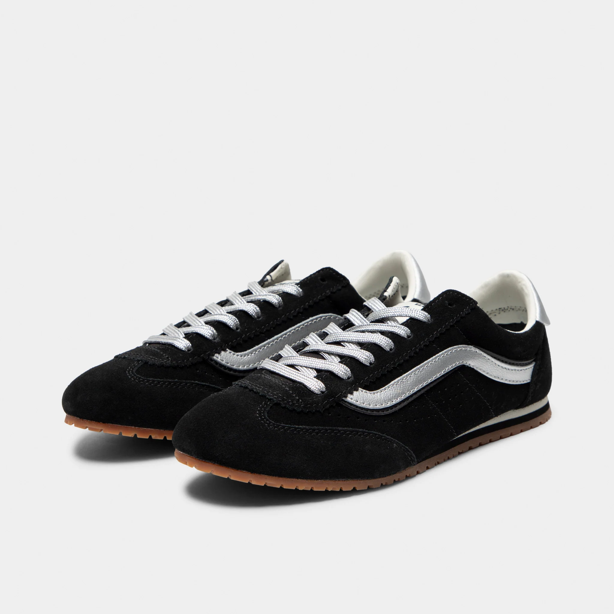 Vans Super Lowpro / Suede Black - Silver - Image 2