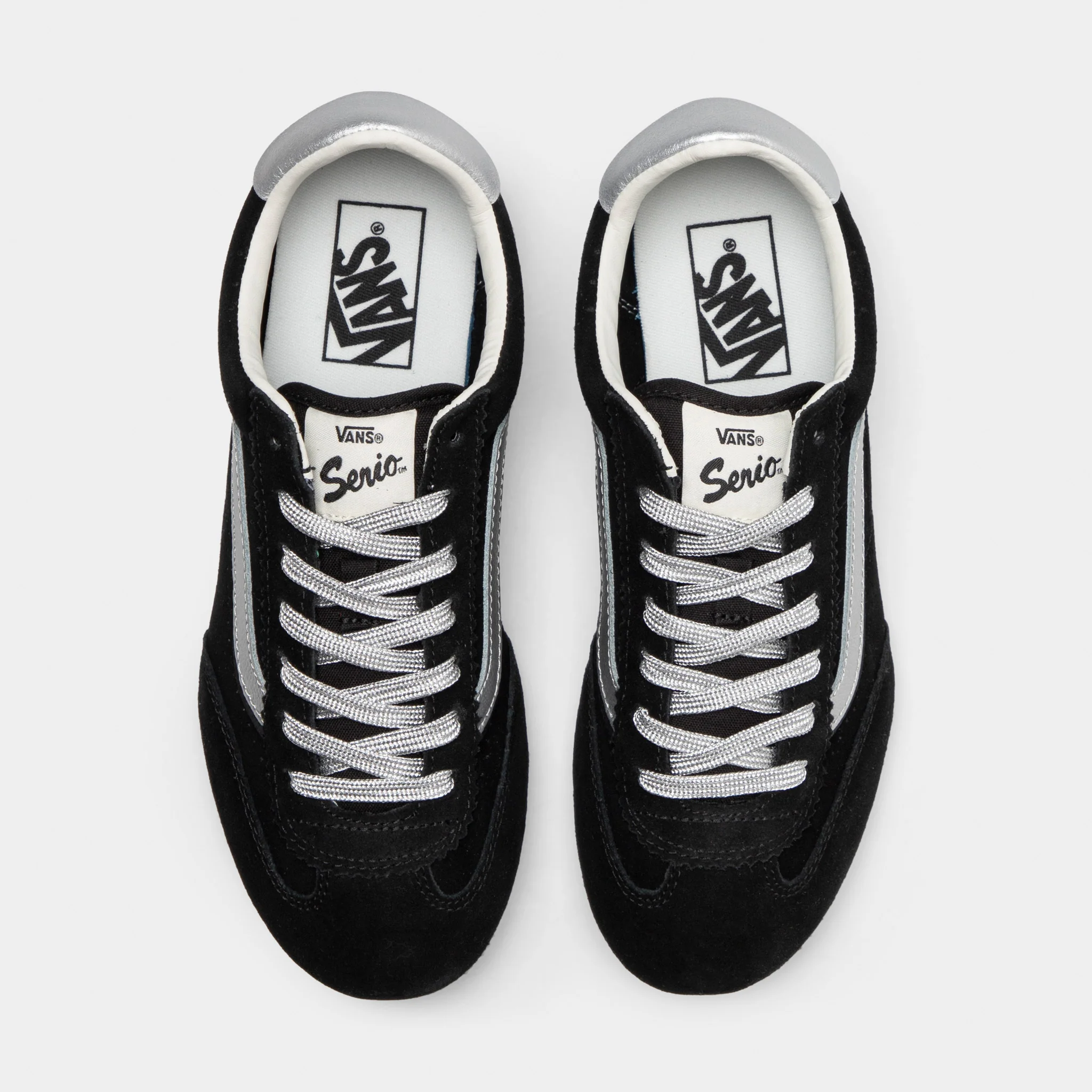 Vans Super Lowpro / Suede Black - Silver - Image 5