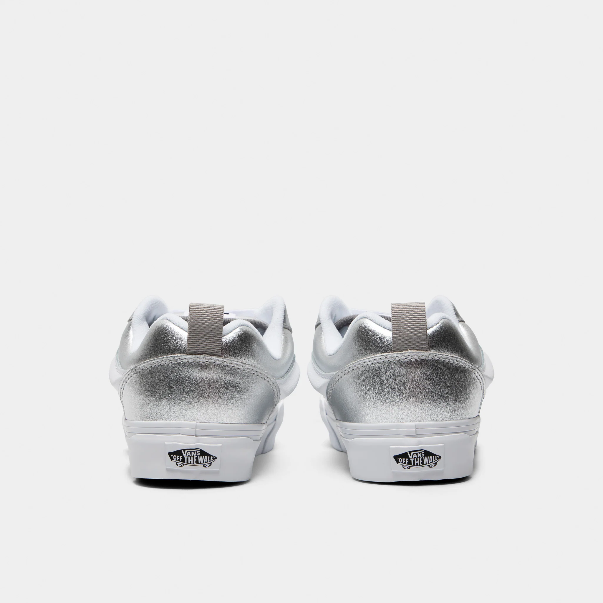 Vans Knu Skool / Metallic Leather Silver - Image 4